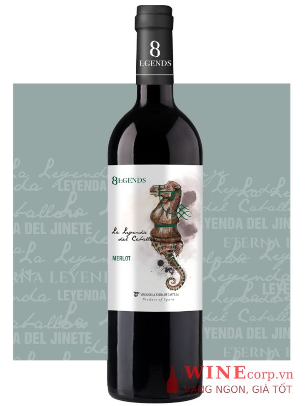 Rượu vang 8Lgends Leyenda del Caballero Merlot