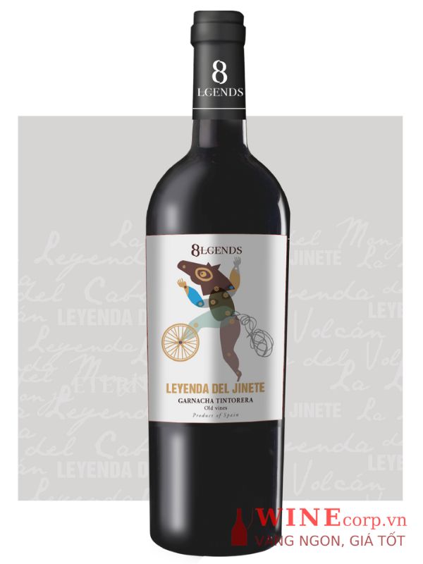 Rượu vang 8Lgends Leyenda del Jinete Garnacha Tintorera