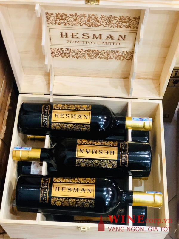 Rượu vang Hesman Primitivo Limited Edition