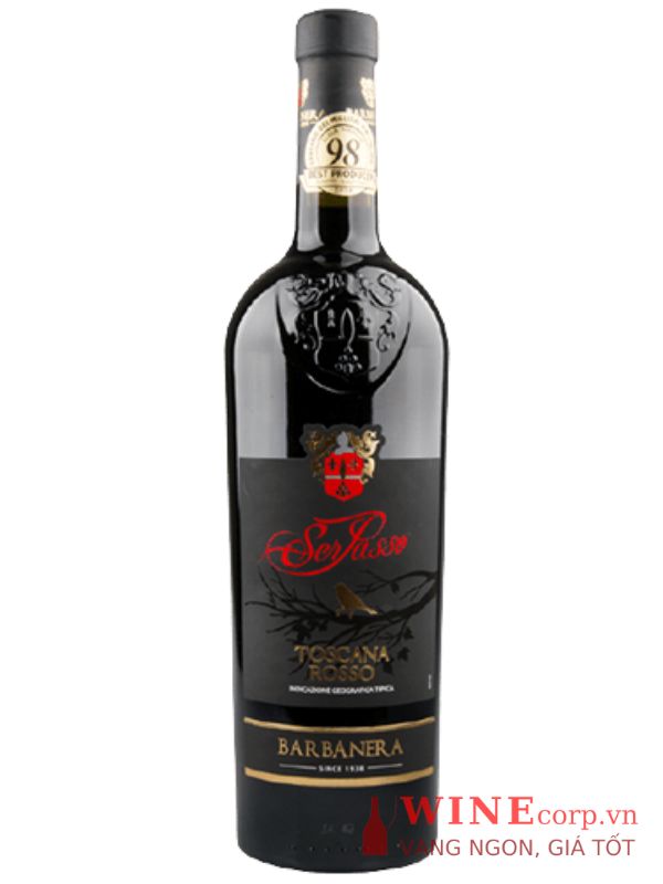 Rượu vang Serpasso Toscana Rosso Barbanera