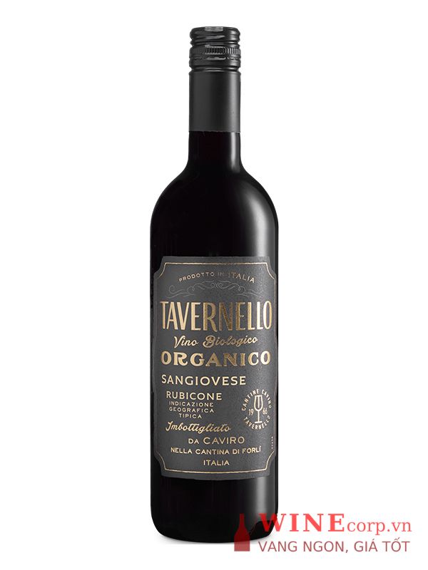 Rượu vang Tavernello Organico Sangiovese Rubicone