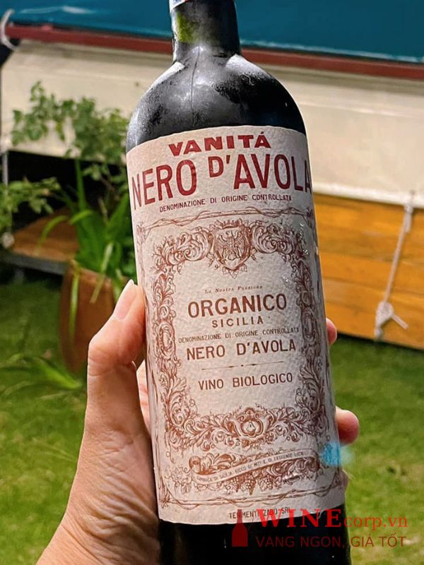 Rượu vang Vanitá Nero d’Avola Organico