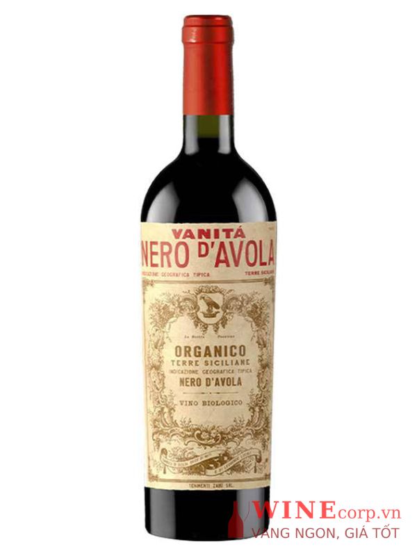 Rượu vang Vanitá Nero d’Avola Organico