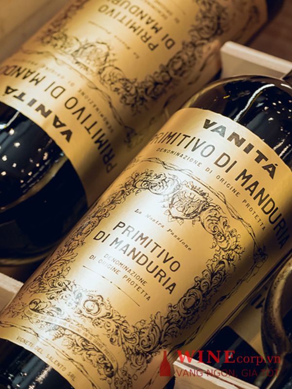 Rượu vang Vanitá Primitivo di Manduria Vendemmia