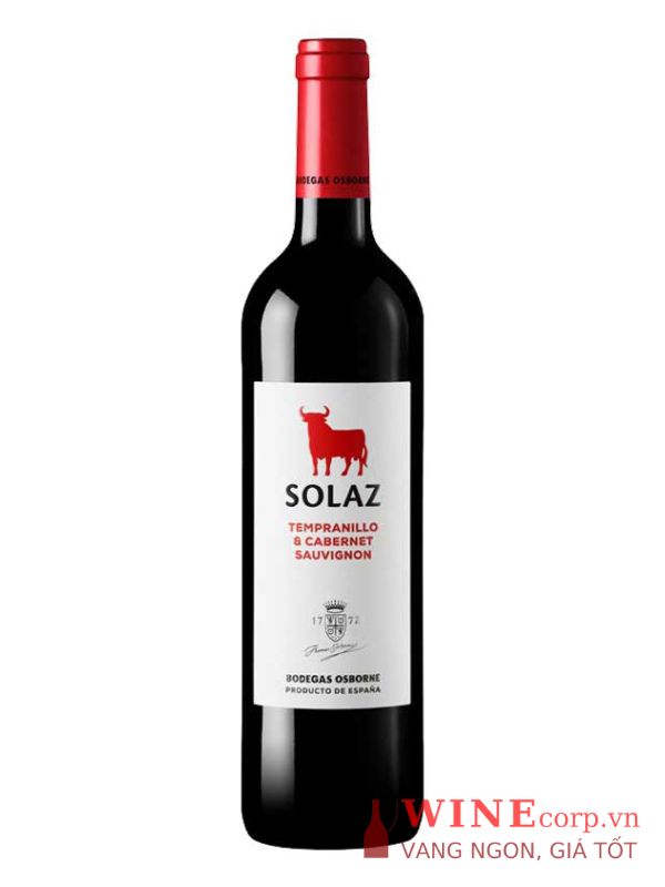 Rượu vang Solaz Tempranillo Cabernet Sauvignon