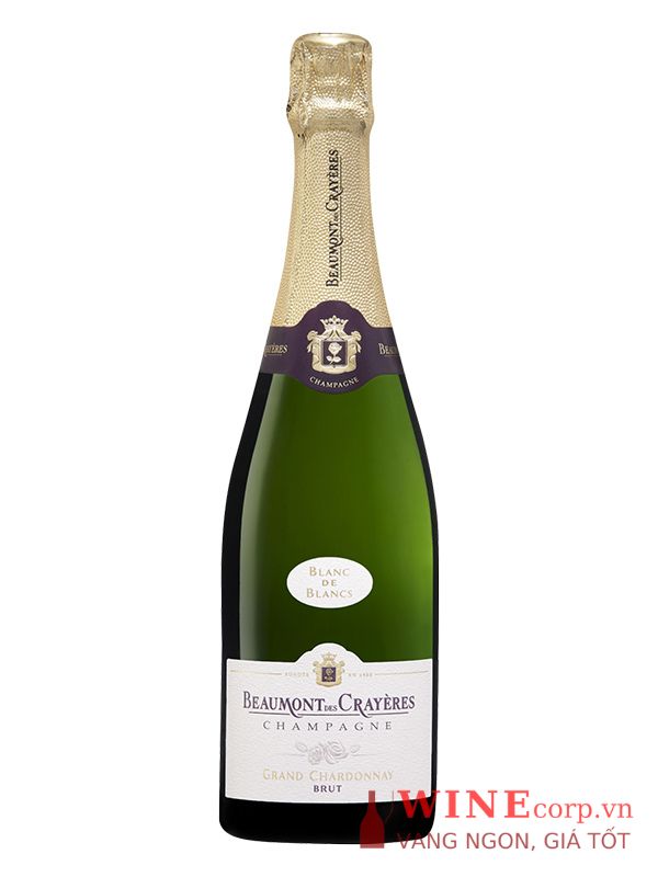 Rượu Champagne Beaumont Des Crayères Grand Chardonnay Brut