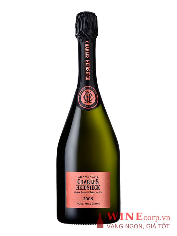 Rượu Champagne Charles Heidsieck Rosé Millésimé 2008