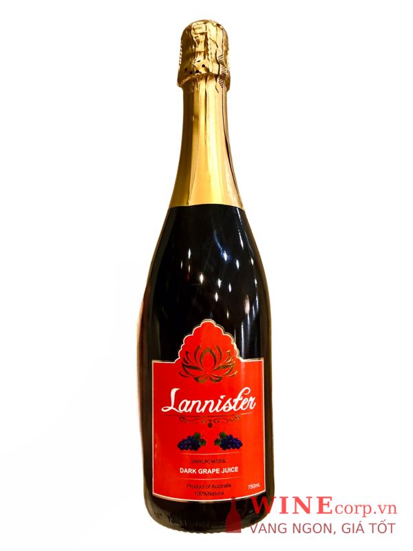 Rượu vang Lannister Dark Grape Juice - vang 0 độ