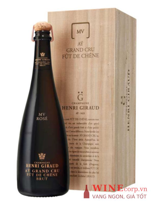 Rượu Champagne Henri Giraud Aÿ Grand Cru Brut MV Rosé