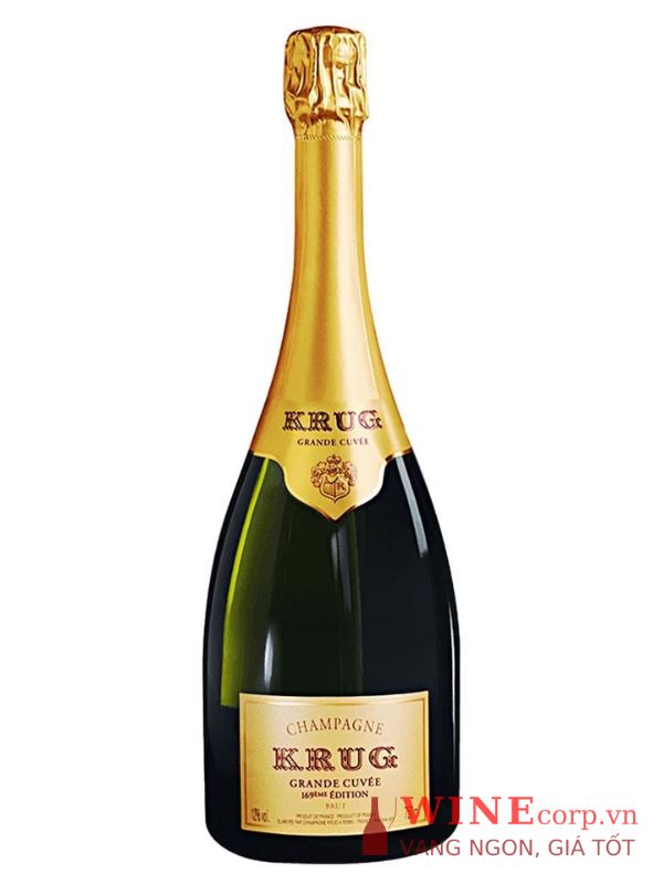 Rượu Champagne Krug Grande Cuvée 169ème Édition Brut