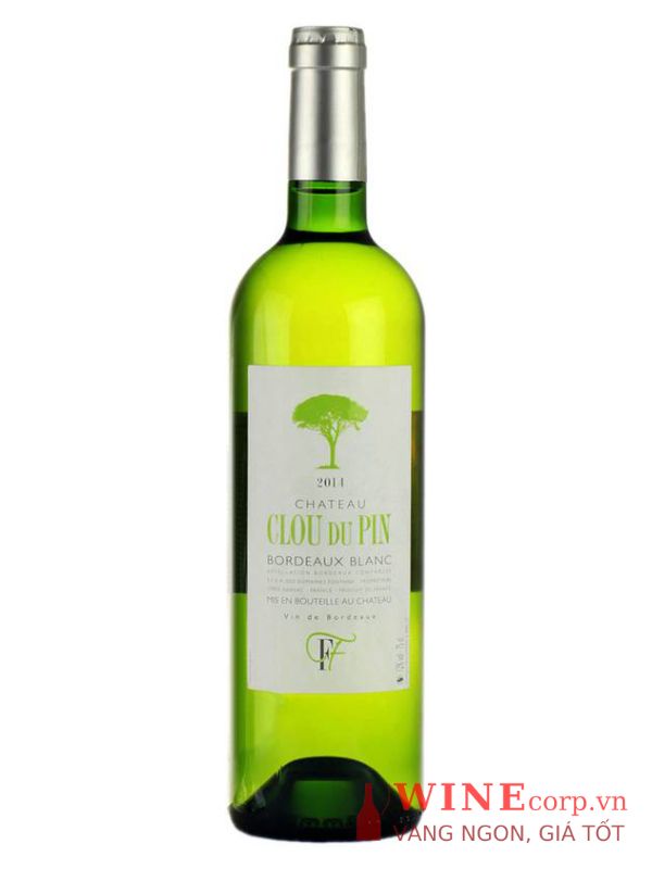 Rượu vang Château Clou Du Pin Bordeaux Blanc