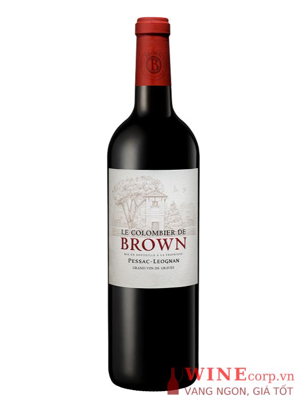 Rượu vang Le Colombier de Brown Rouge