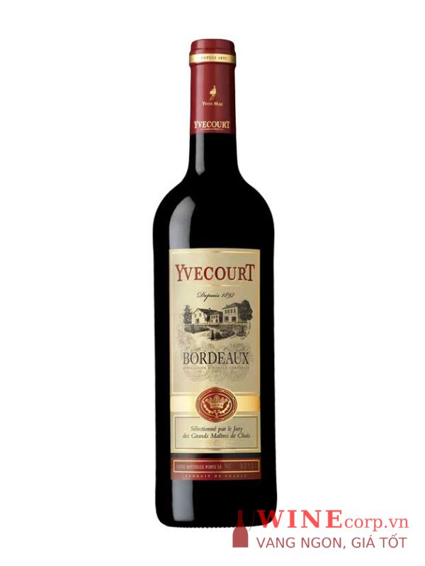 Rượu vang Yvecourt Bordeaux Rouge