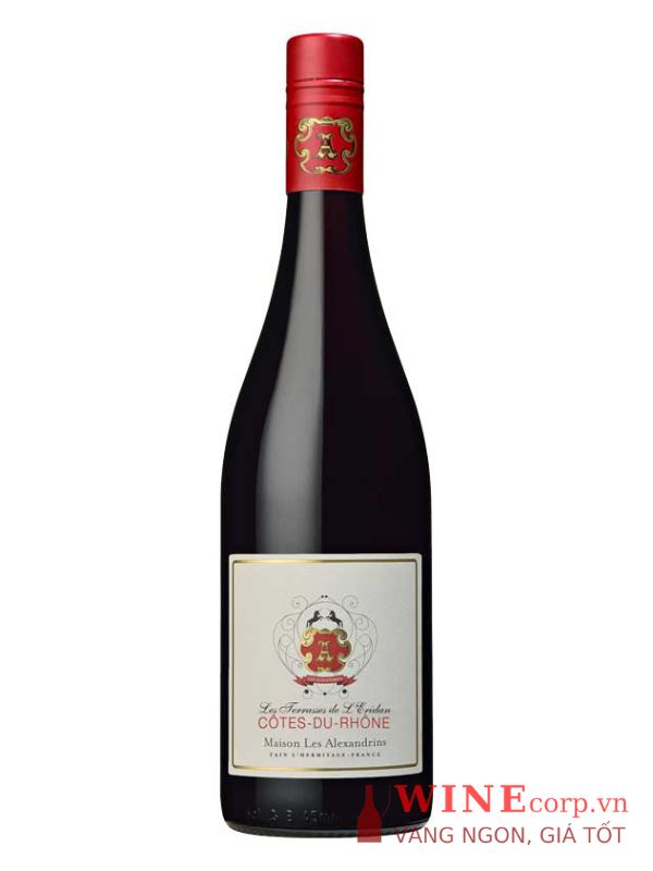 Rượu vang Les Terrasses De L’eridan Côtes-Du-Rhône Rouge