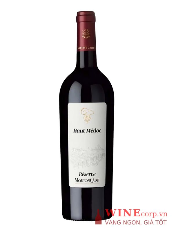 Rượu vang Baron P. de Rothschild Mouton Cadet Reserve Haut-Médoc