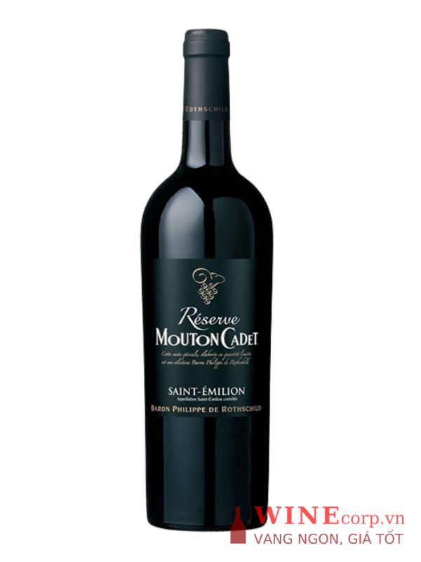 Rượu vang Baron P. de Rothschild Mouton Cadet Reserve Saint-Émilion