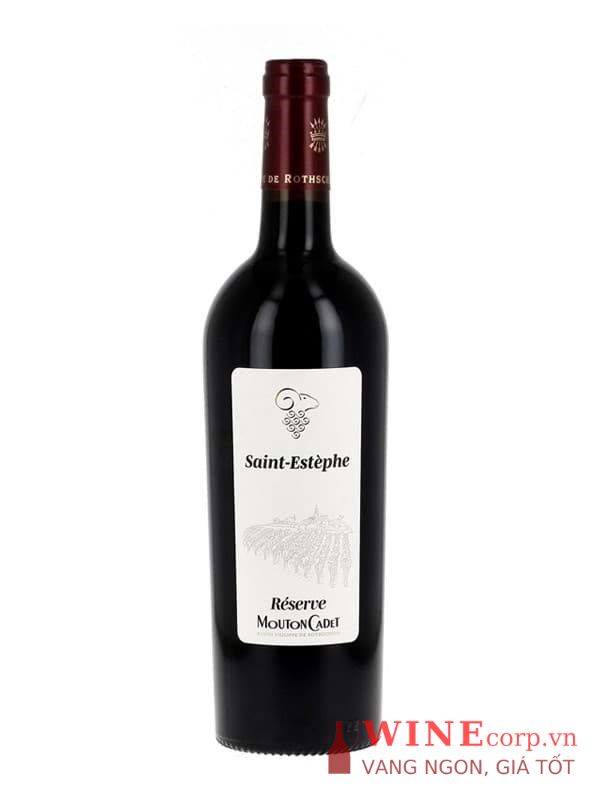 Rượu vang Baron P. de Rothschild Mouton Cadet Reserve Saint-Estèphe