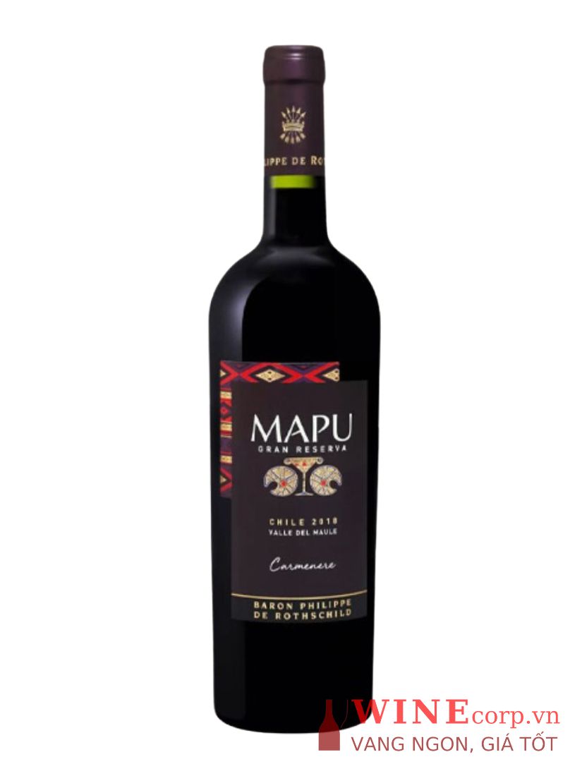 Rượu vang Baron Philippe de Rothschild Mapu Grand Reserva Carmenere