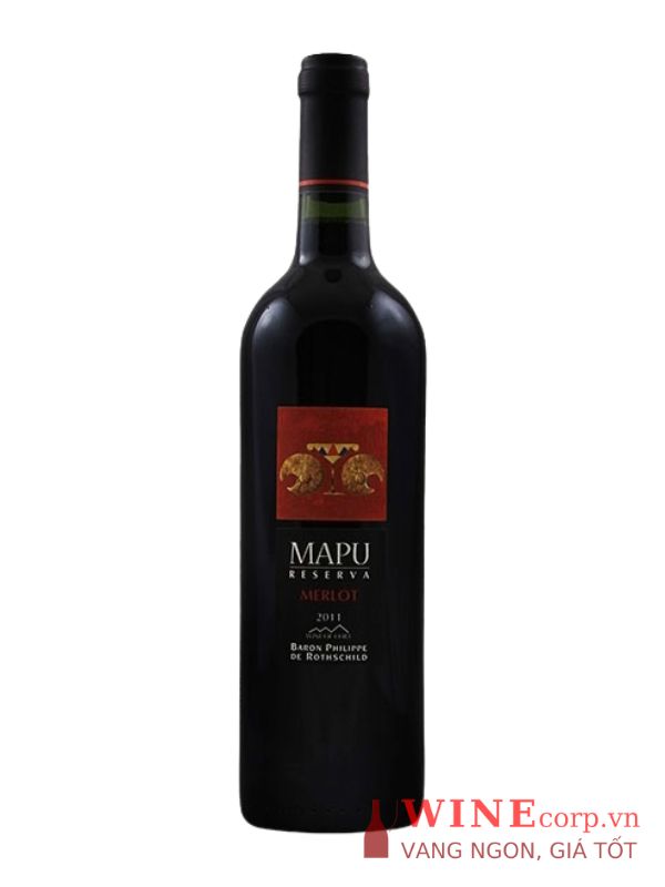 Rượu vang Baron Philippe de Rothschild Mapu Reserva Merlot