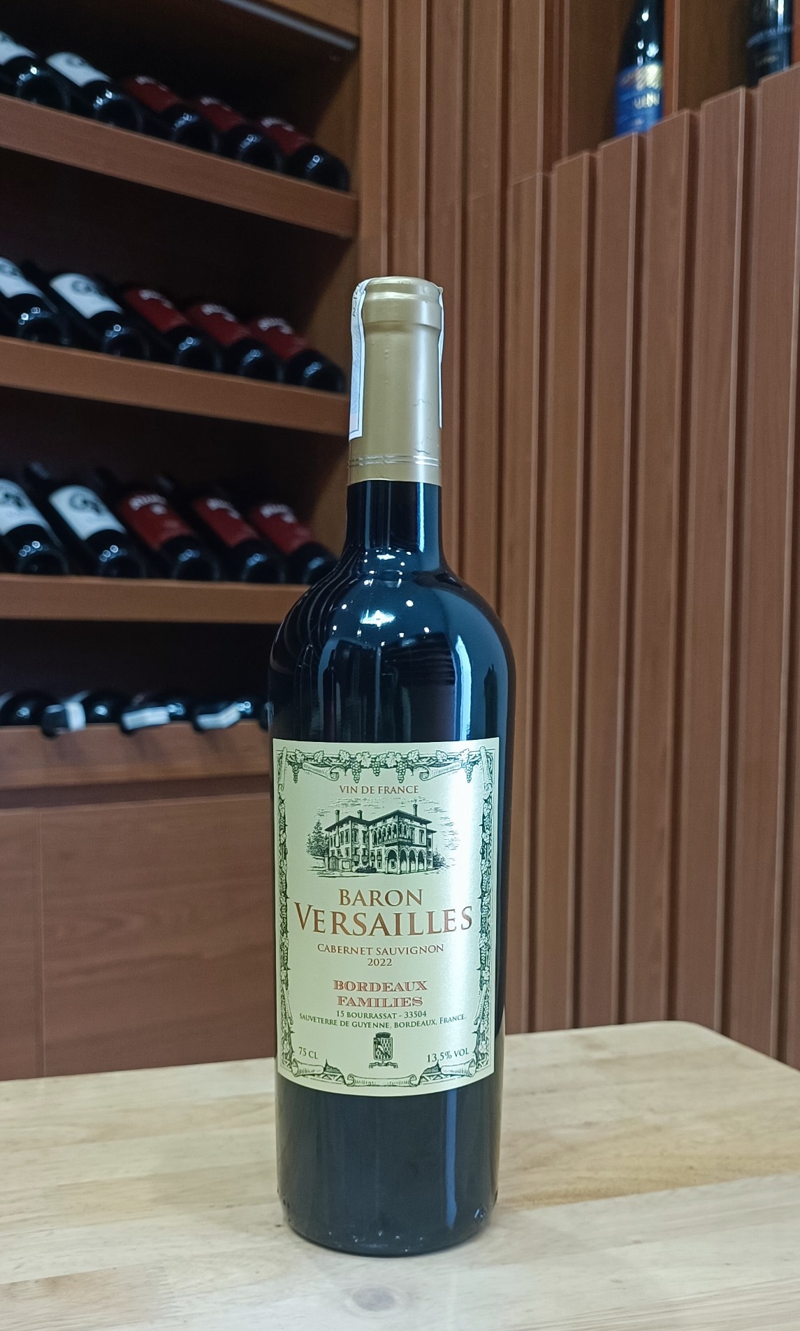 Rượu vang Baron Versailles Cabernet Sauvignon Bordeaux
