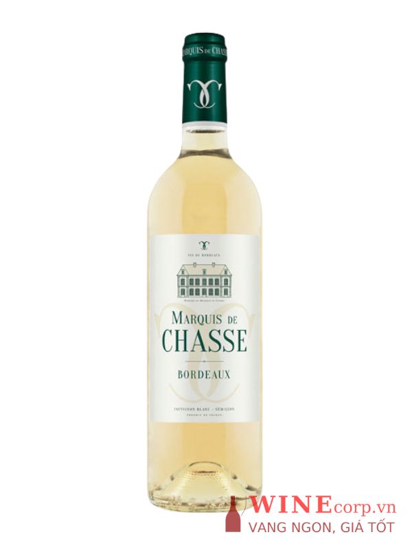 Rượu vang Marquis de Chasse White Bordeaux