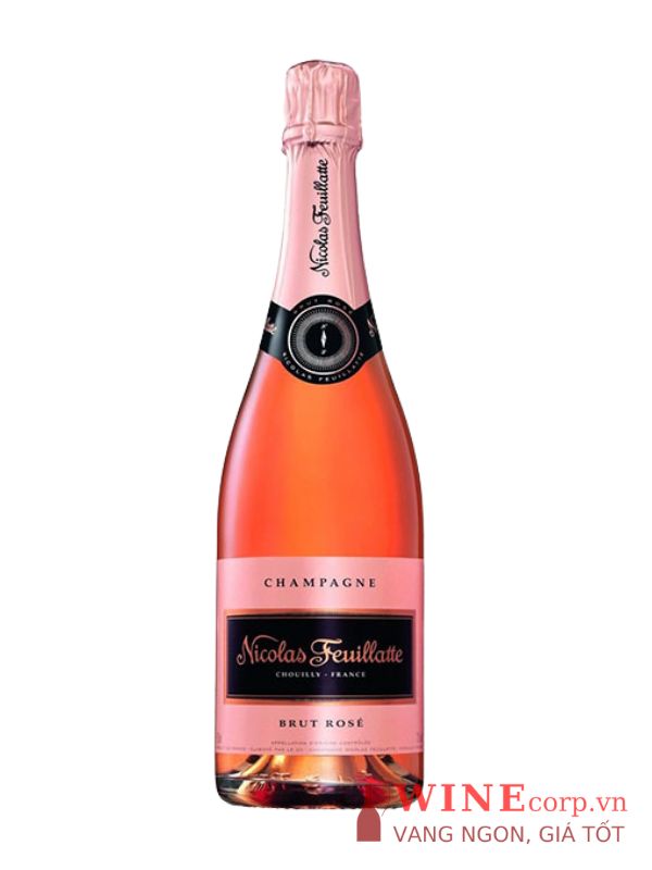 Rượu champagne Nicolas Feuillatte Brut Rose