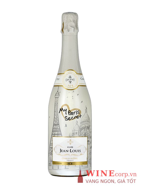 Rượu vang Charles de Fère Cuvée Jean Louis ICE My Paris Secret Blanc de Blancs