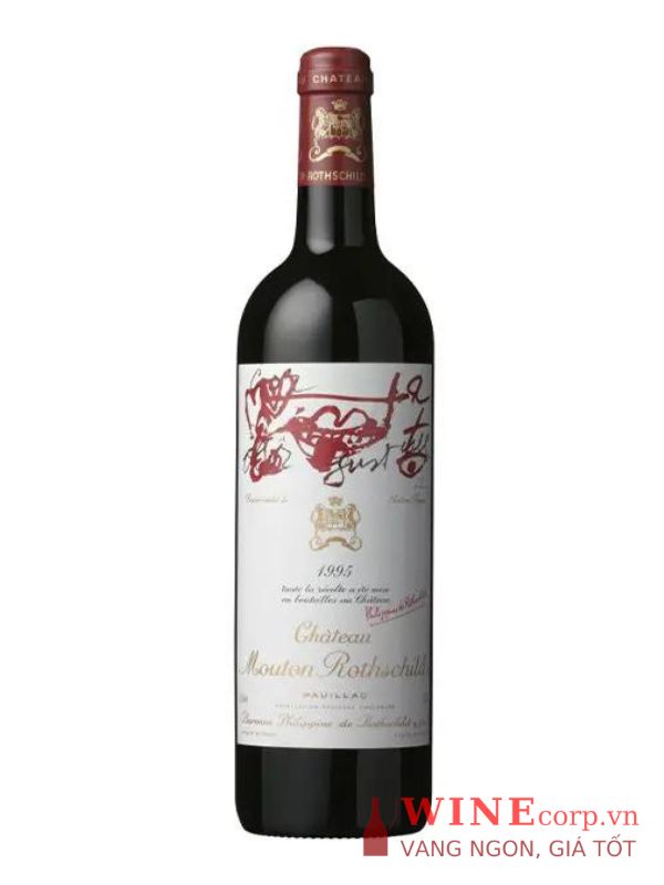 Rượu vang Chateau Mouton Rothschild 1995