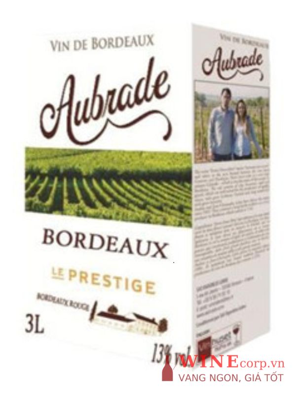 Rượu vang Aubrade Bordeaux