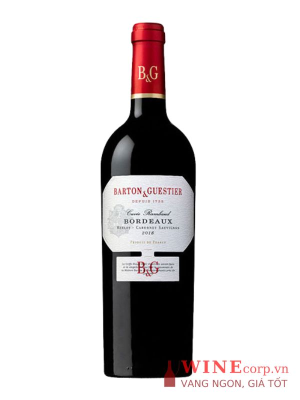 Rượu vang B&G Bordeaux Merlot – Cabernet Sauvignon