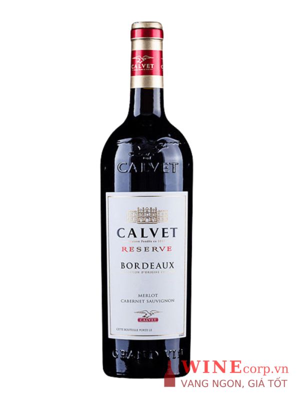 Rượu vang Calvet Reserve Bordeaux Merlot – Cabernet Sauvignon