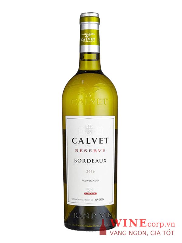 Rượu vang Calvet Reserve Bordeaux Sauvignon Blanc