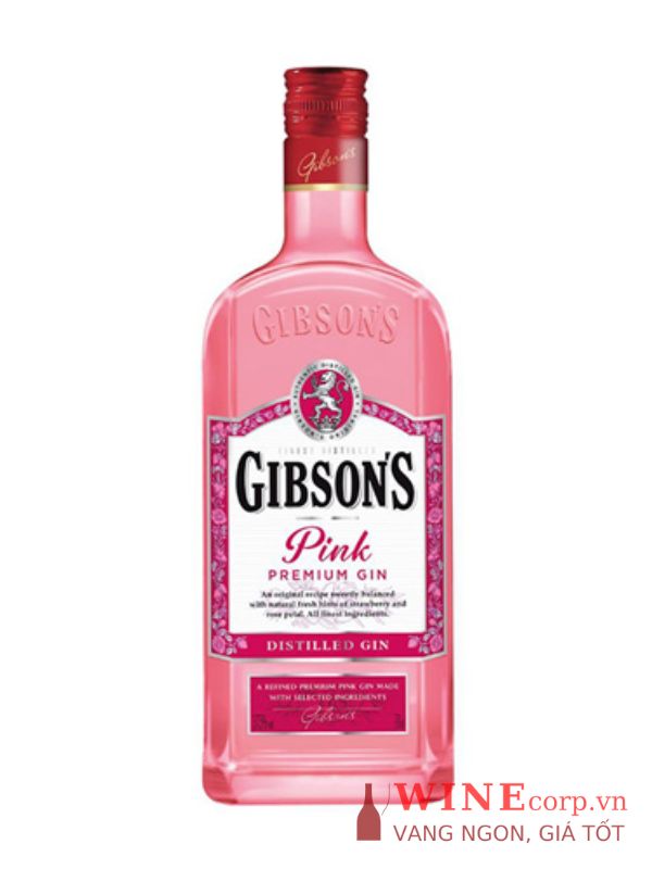 Rượu Gibson’s Pink Gin