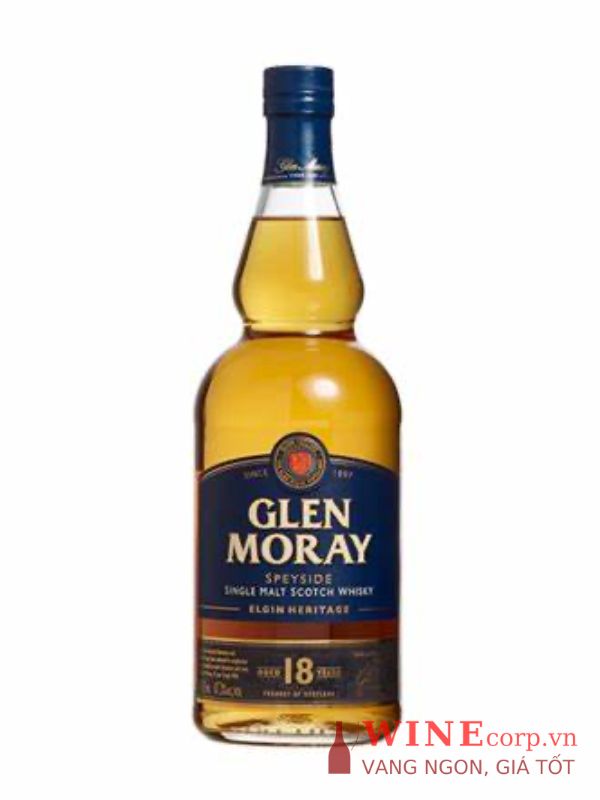 Rượu Glen Moray 18 Years – Single Malt Scotch Whisky