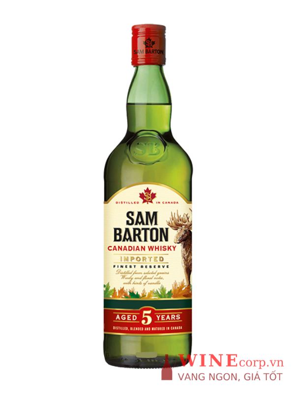 Rượu Sam Barton Canadian Whisky 5 Years