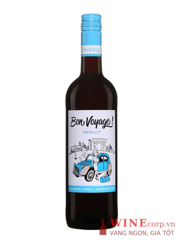 Rượu vang Bon Voyage Merlot