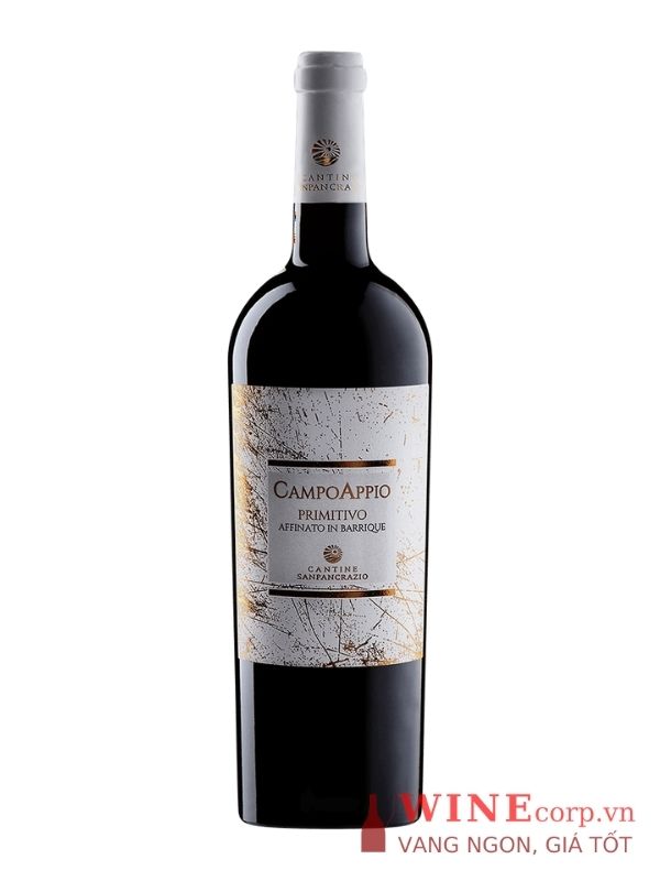 Rượu vang Cantine San Pancrazio Campo Appio Primitivo