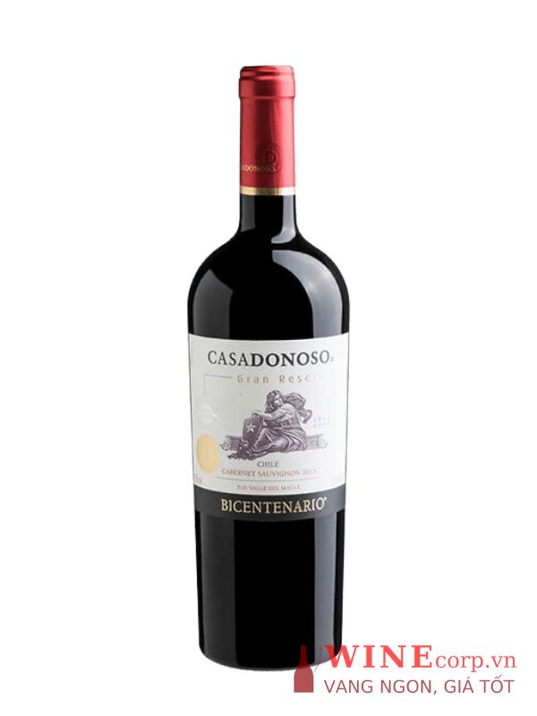 Rượu vang CasaDonoso Bicentenario Gran Reserva Cabernet Sauvignon