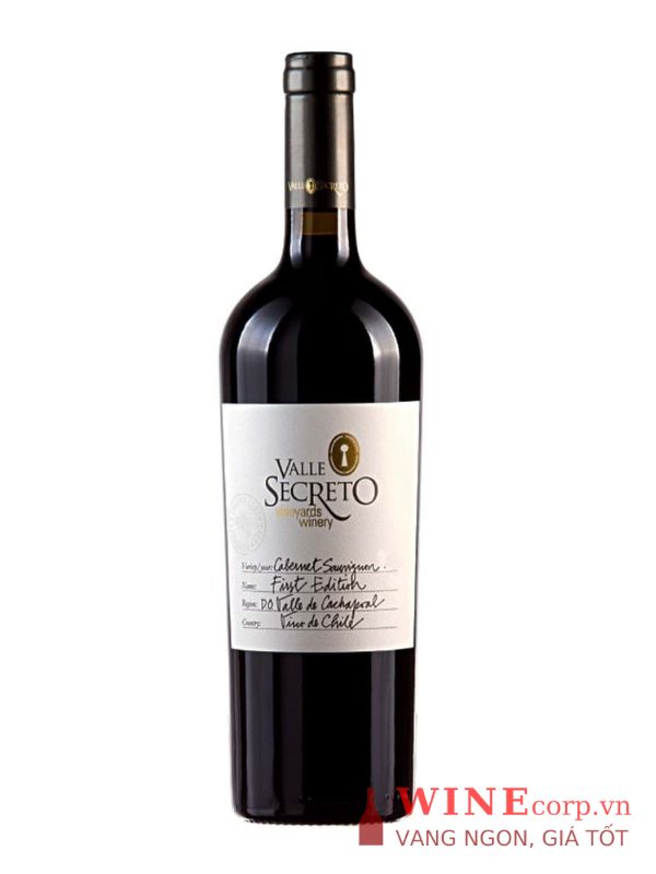 Rượu vang Valle Secreto First Edition Cabernet Sauvignon