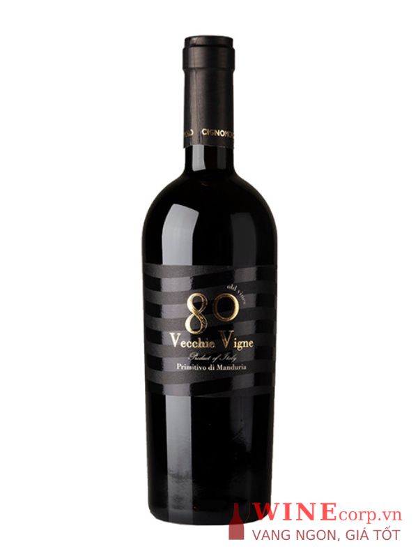 Rượu vang 80 Vecchie Vigne Primitivo Di Manduria