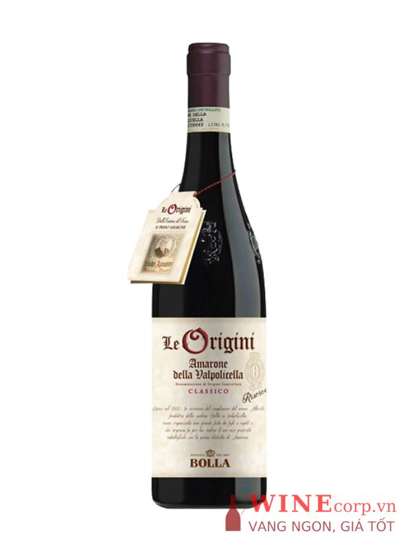 Rượu vang Bolla Le Origini Amarone Della Valpolicella