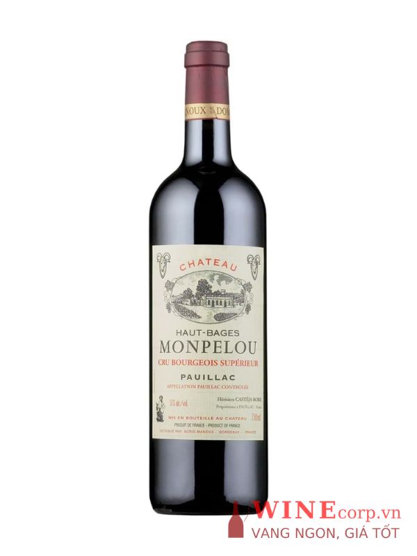 Rượu vang Chateau Haut Bages Monpelou
