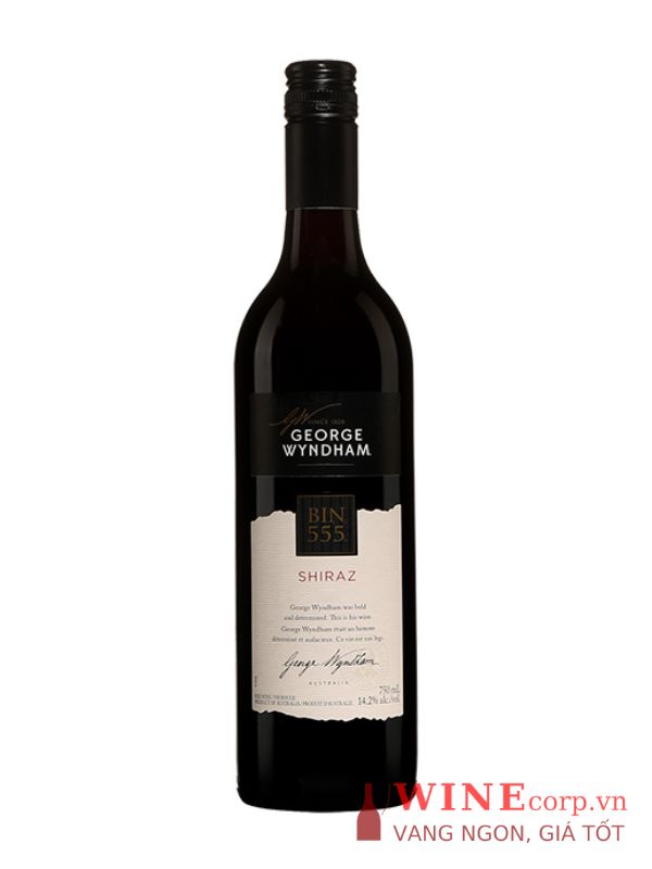 Rượu vang George Wyndham Bin 555 Shiraz