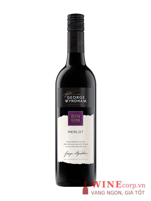 Rượu vang George Wyndham Bin 999 Merlot