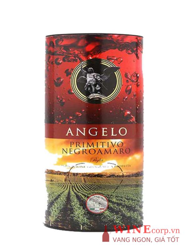 Rượu vang bịch Angelo Primitivo Negroamaro