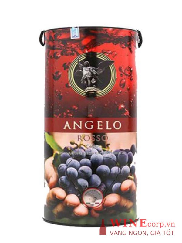 Rượu vang bịch Angelo Rosso Negroamaro