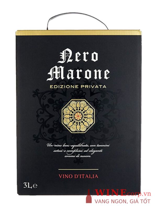 Rượu vang bịch Nero Marone Edizione Privata