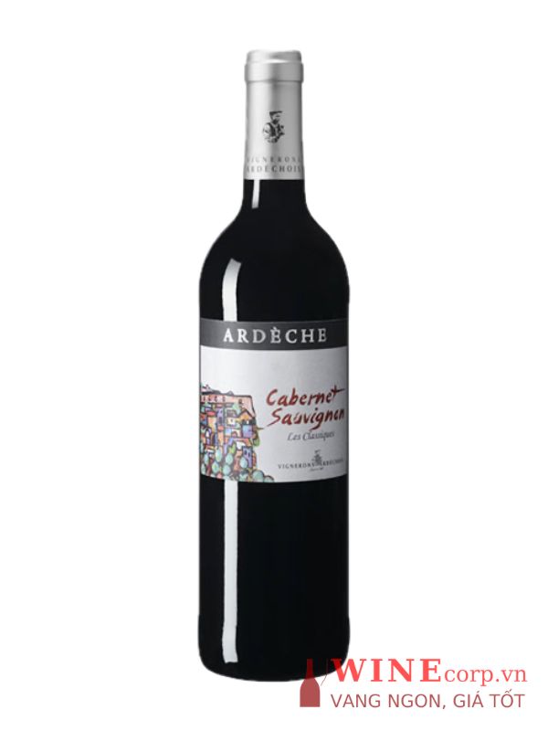 Rượu vang Vignerons Ardechois Ardeche Cabernet Sauvignon