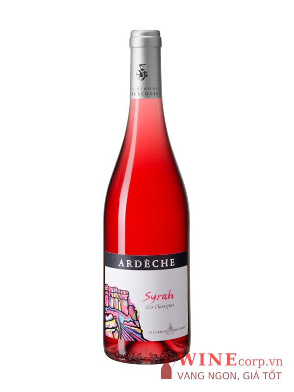 Rượu vang Vignerons Ardechois Ardeche Gris De Cabernet