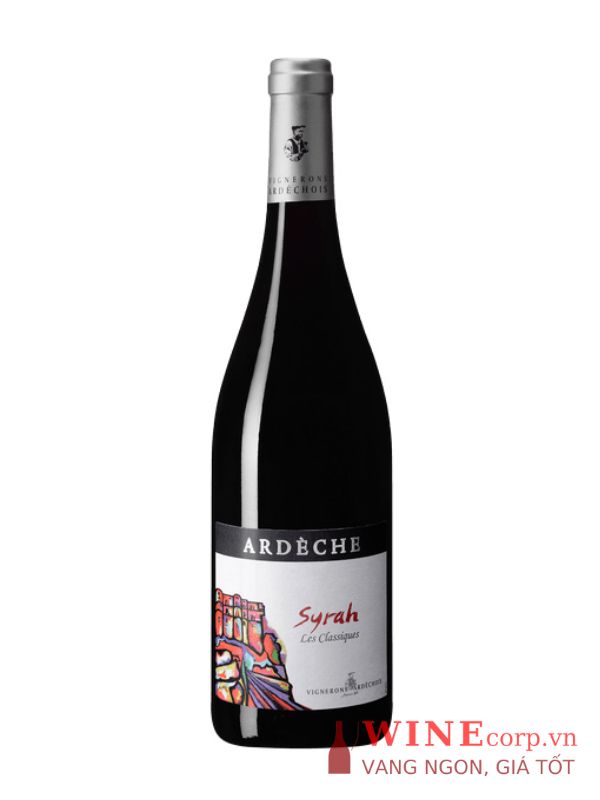 Rượu vang Vignerons Ardechois Ardeche Syrah